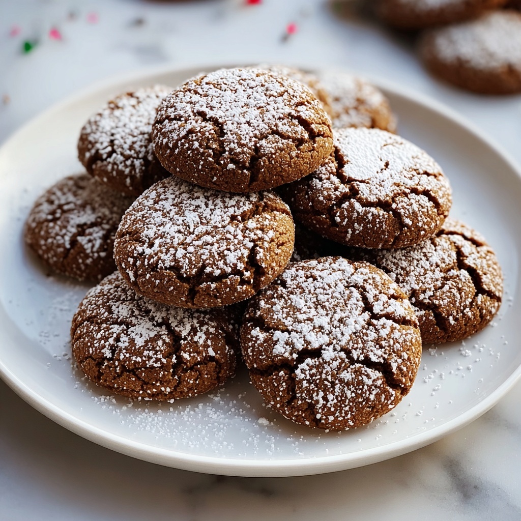 Gingerbread Cheesecake Cookies Recipe - Recipe Image
