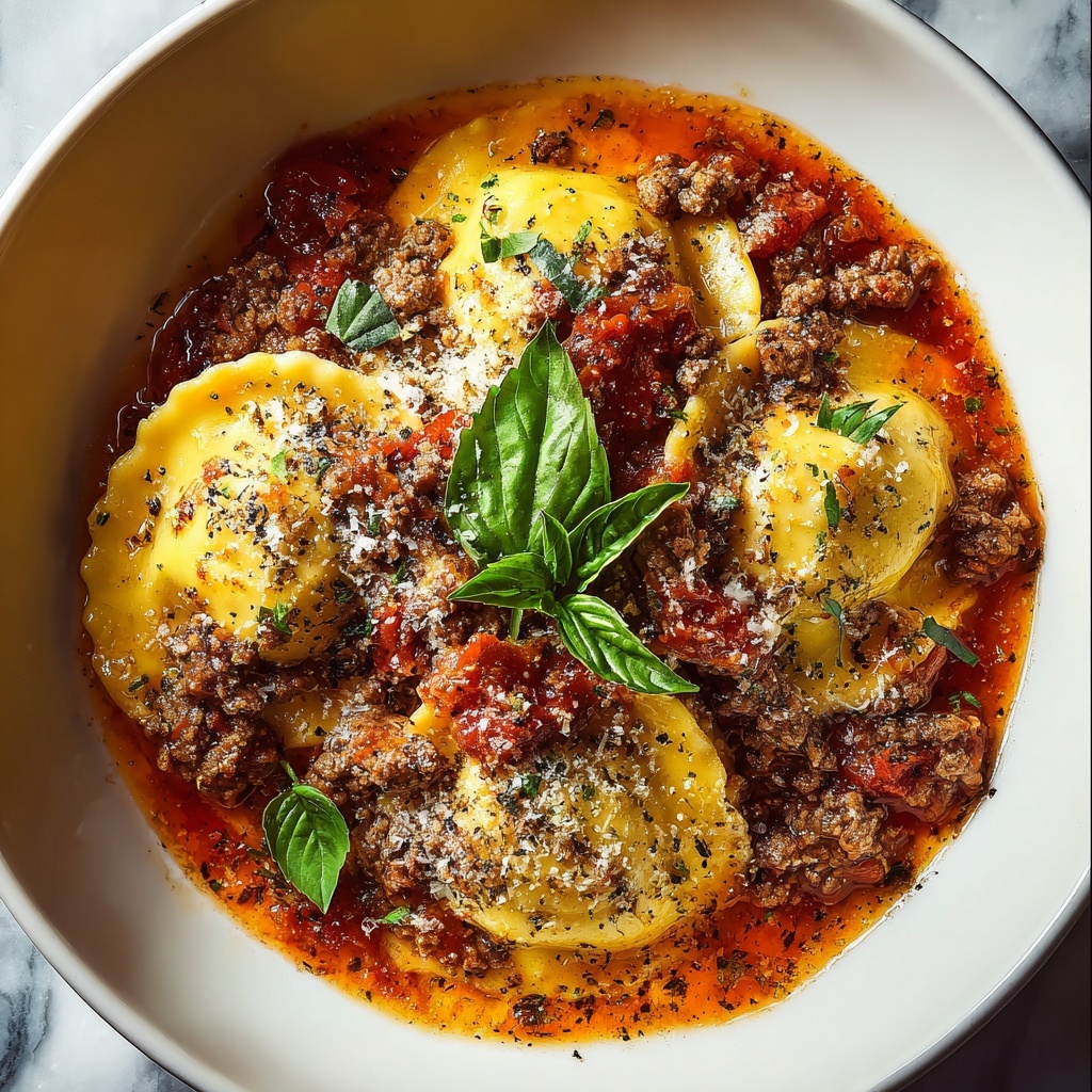 Savory Italian Baked Lasagna Soup Recipe - Recipe Image
