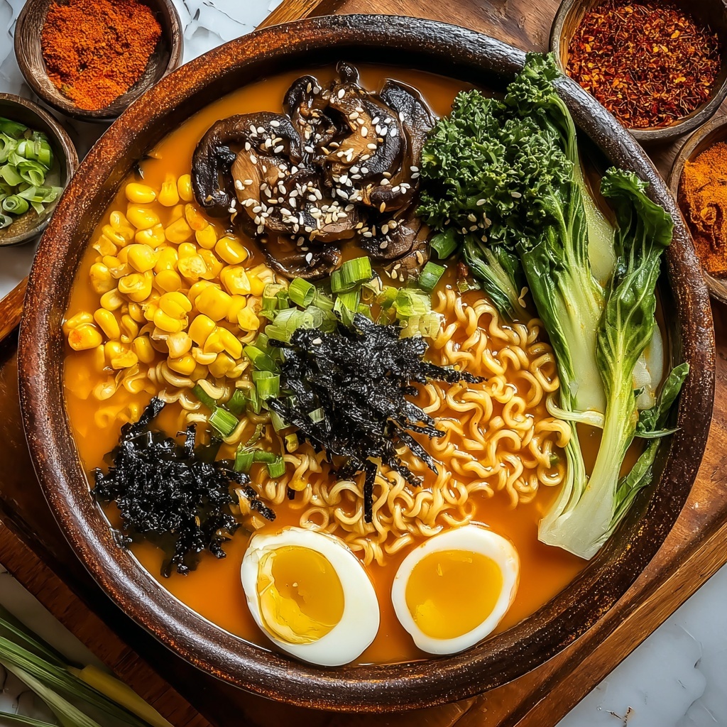 Spicy Miso Homemade Ramen Recipe - Recipe Image