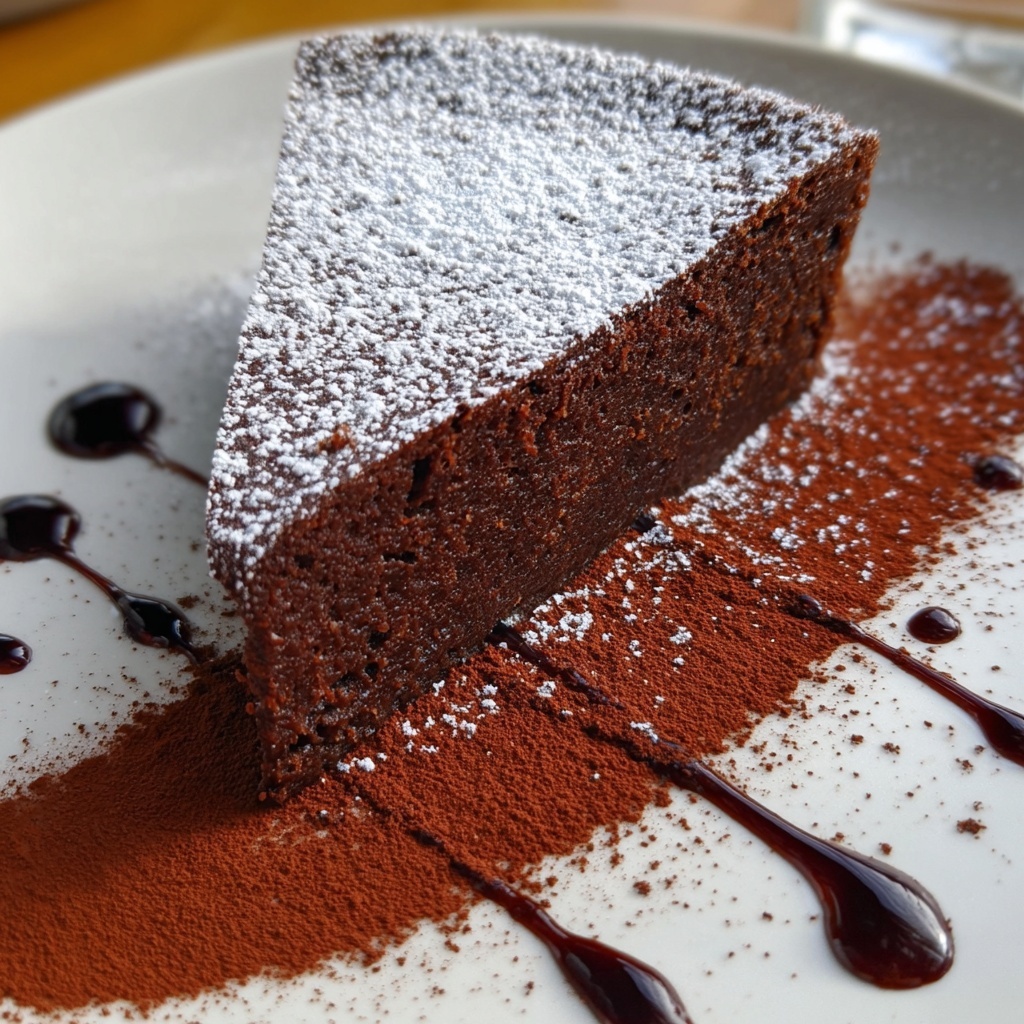 Chocolate Flourless Cake Recipe - Recipe Image
