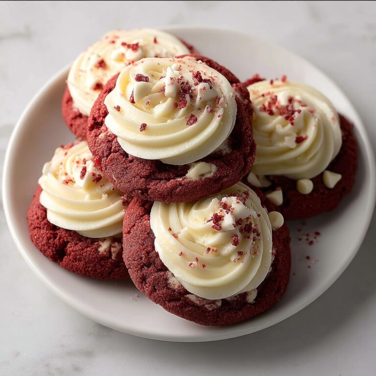 Crumbl Red Velvet Cupcake Cookies Recipe