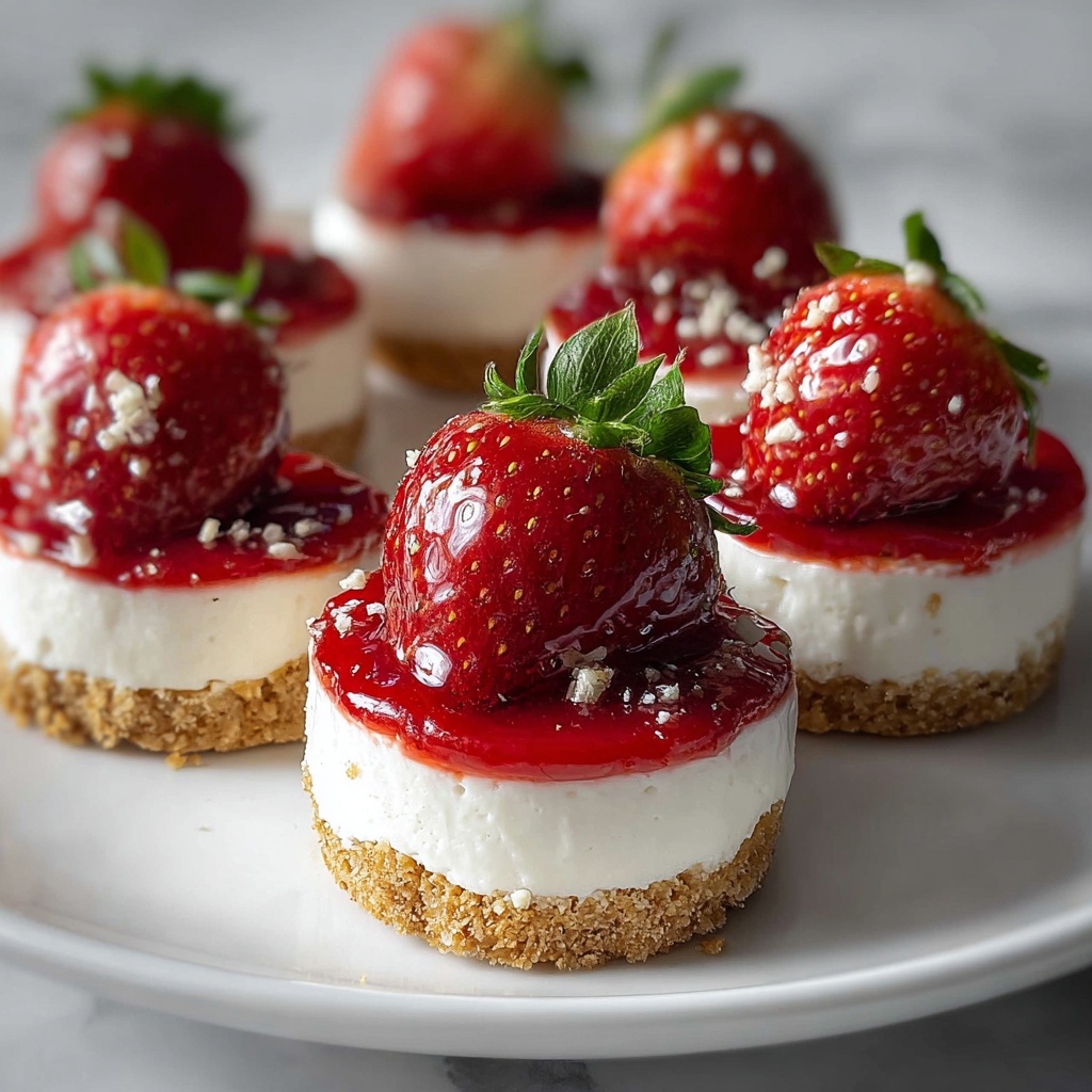 Cheesecake Deviled Strawberries Recipe - Recipe Image