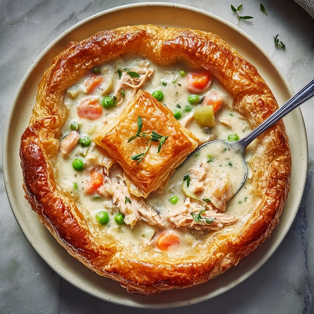 Creamy Chicken Pot Pie Recipe - Recipe Image