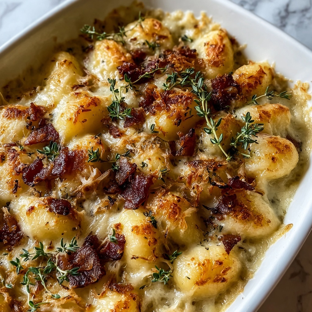 French Onion Gnocchi Bake Recipe - Recipe Image