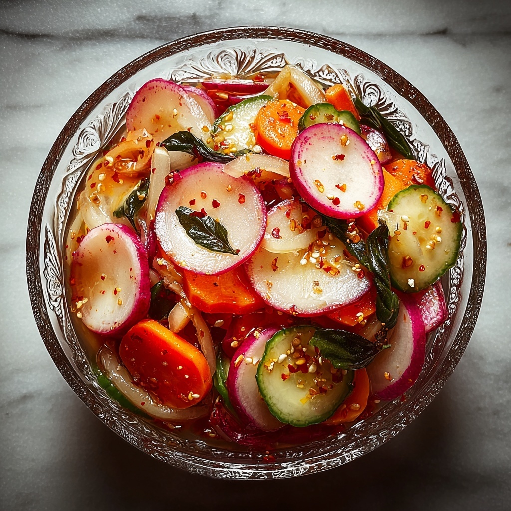 Fridge Pickled Radish and Vegetables Recipe - Recipe Image