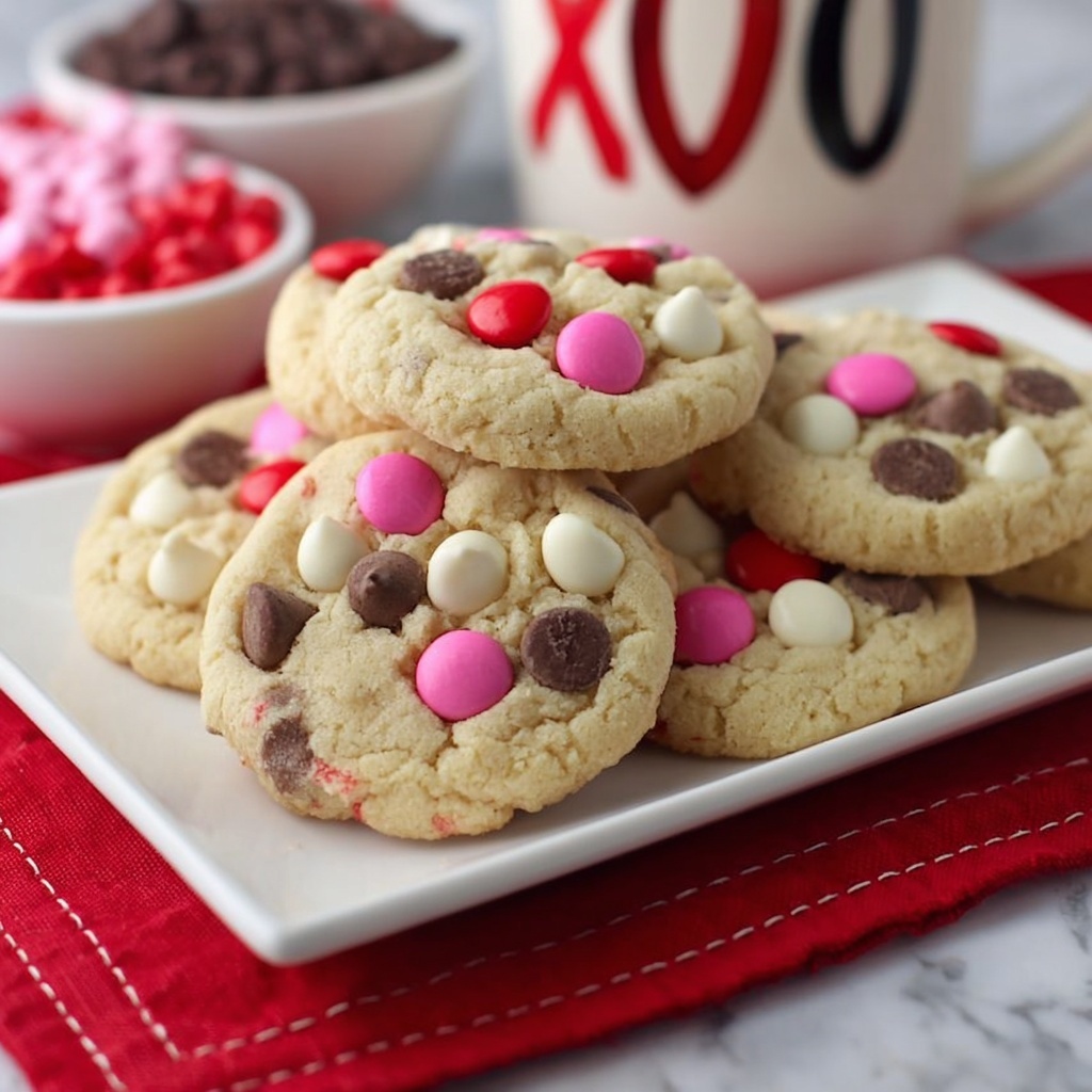 Valentine's Chocolate Chip Cookies Recipe - Recipe Image