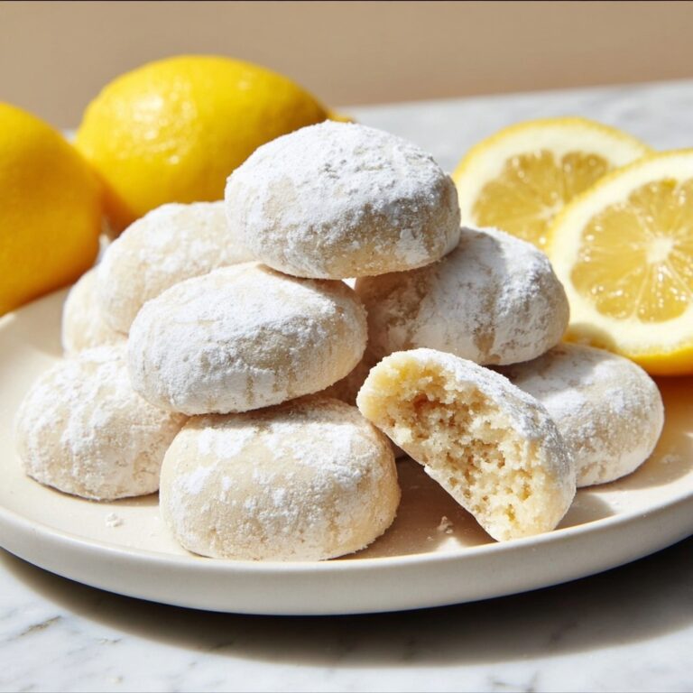 Lemon Snowball Cookies Recipe