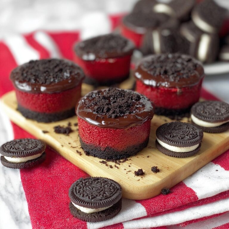 Mini Red Velvet Cheesecakes Recipe