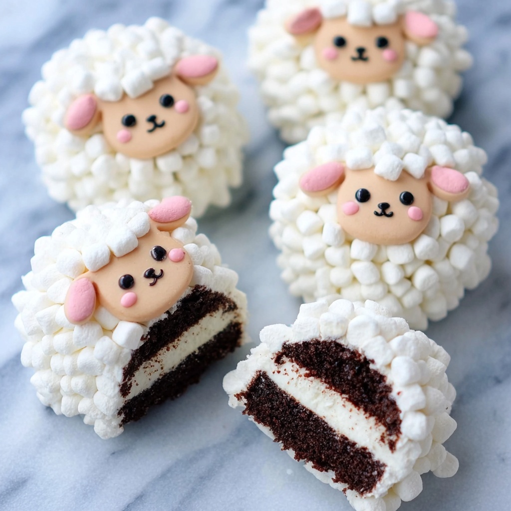 Oreo Sheep Cookies Recipe - Recipe Image