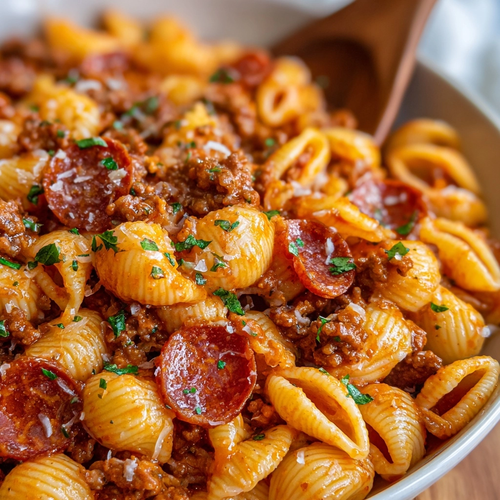 One-Pot Pizza Pasta Recipe - Recipe Image