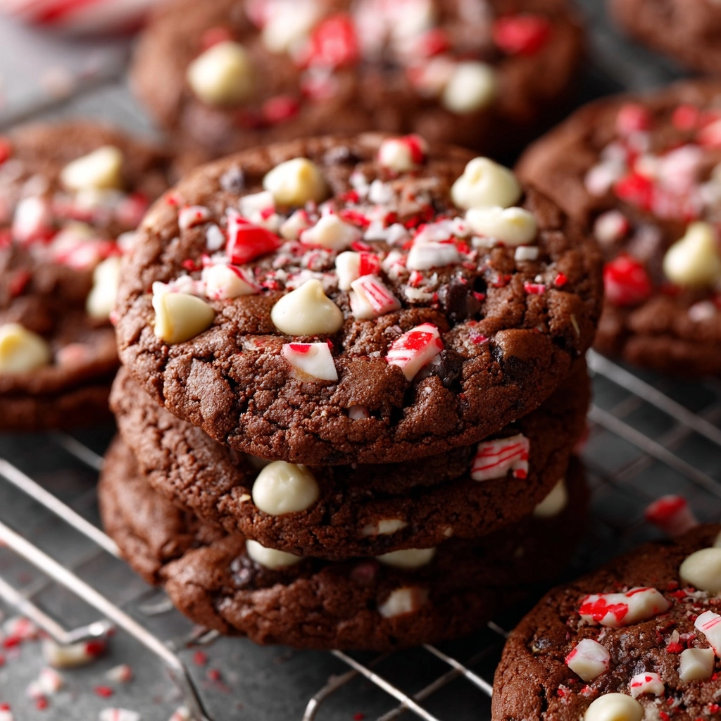 Peppermint Hot Chocolate Cookies Recipe - Recipe Image