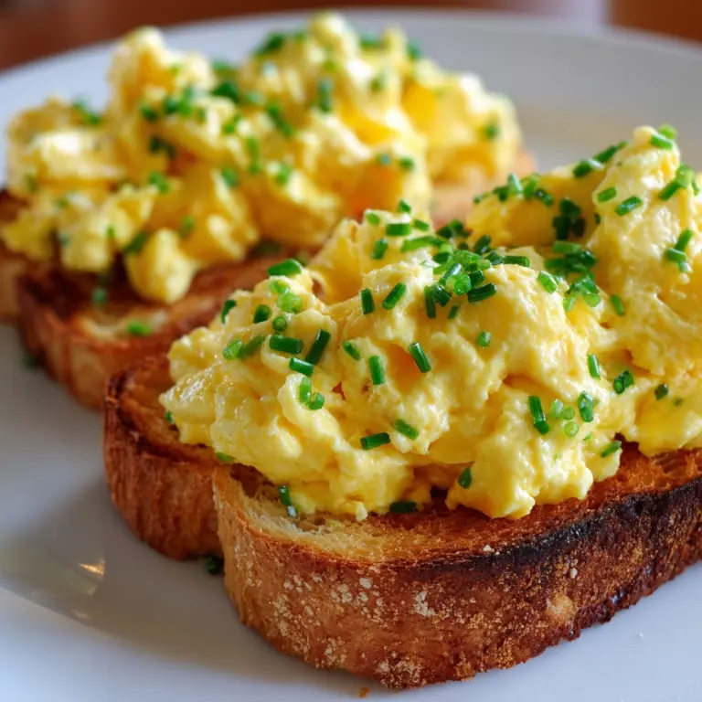 Creamy Scrambled Eggs Recipe