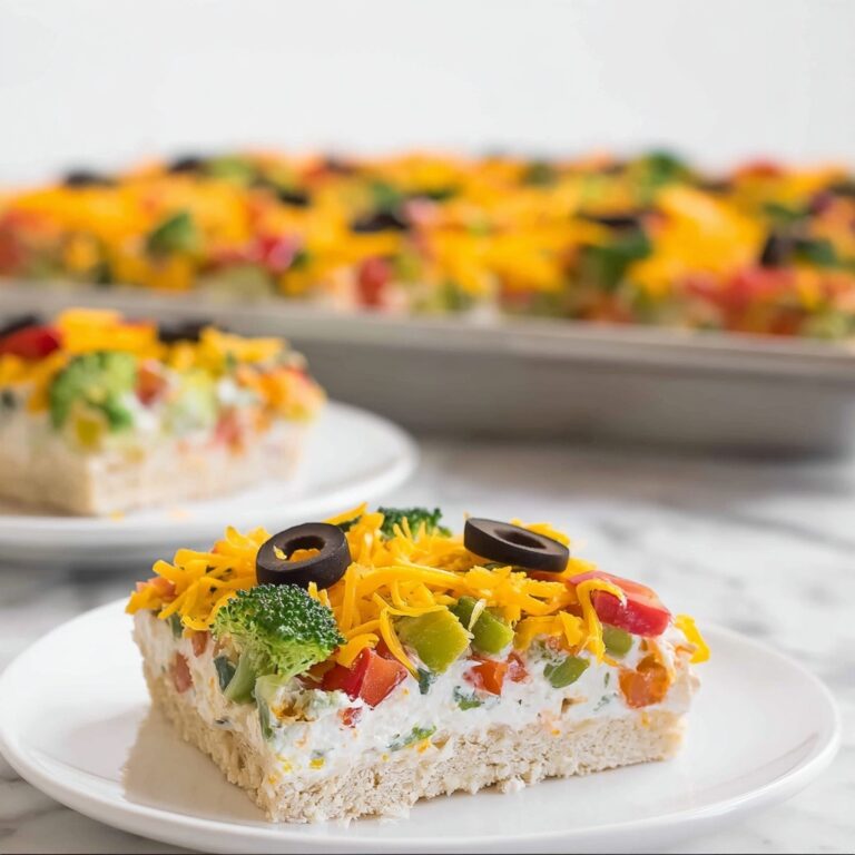 Crescent Roll Veggie Pizza Recipe