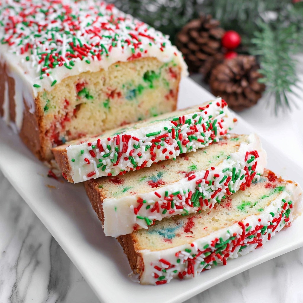 Christmas Sprinkled Bread Recipe - Recipe Image
