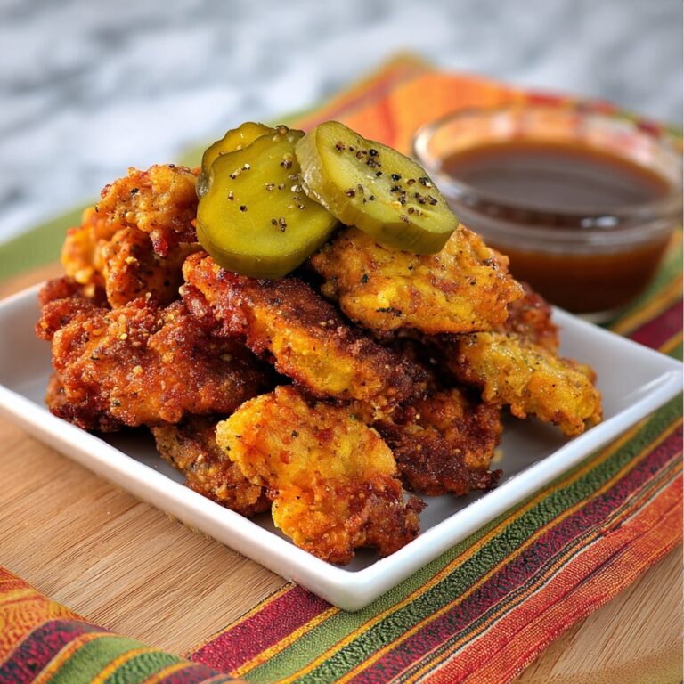 Nashville Chicken Tenders with Spicy Hot Sauce Recipe