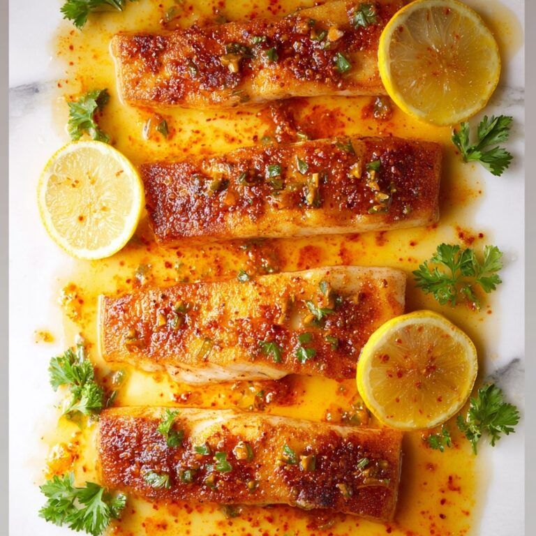 Baked Tilapia with Lemon, Garlic, and Herb Butter Recipe