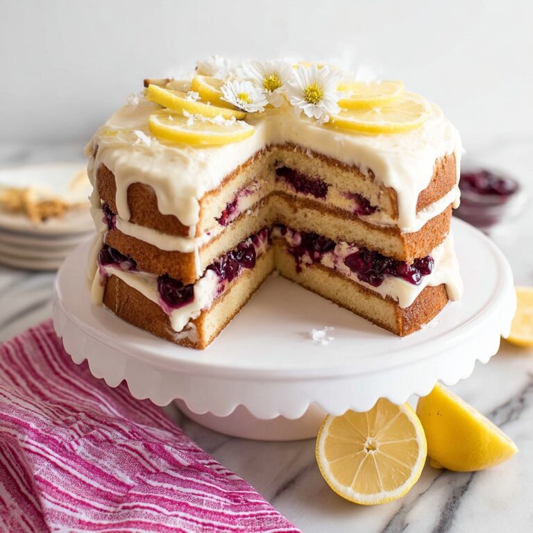 Lemon Blueberry Cake Recipe