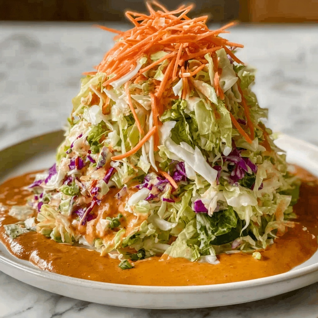 Easy Crunchy Asian Cabbage Slaw with Addictive Sesame Dressing Recipe - Recipe Image