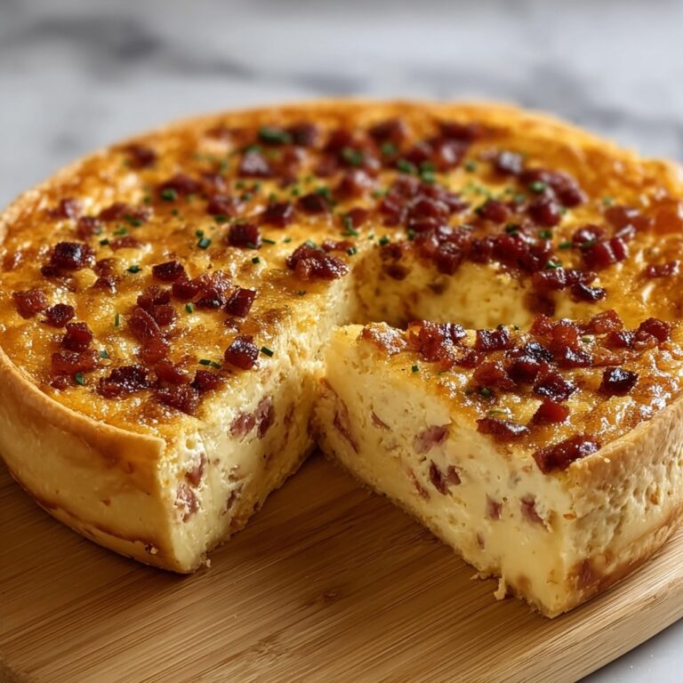 Irresistible Crustless Bacon & Cheese Quiche for Busy Mornings Recipe