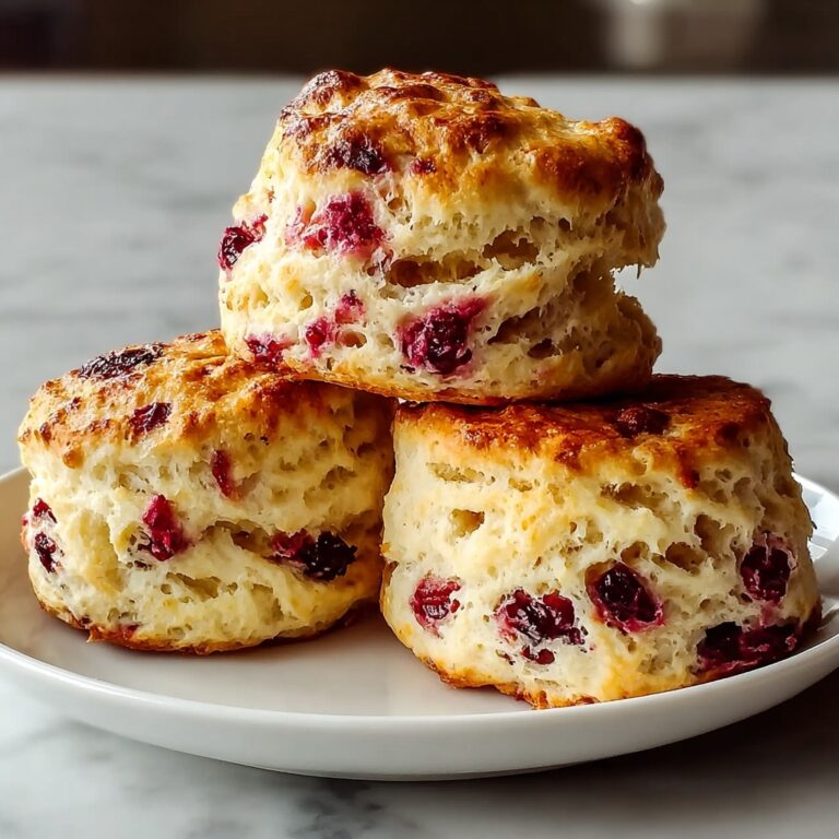 Irresistibly Tangy Cranberry Orange Sour Cream Scones Recipe