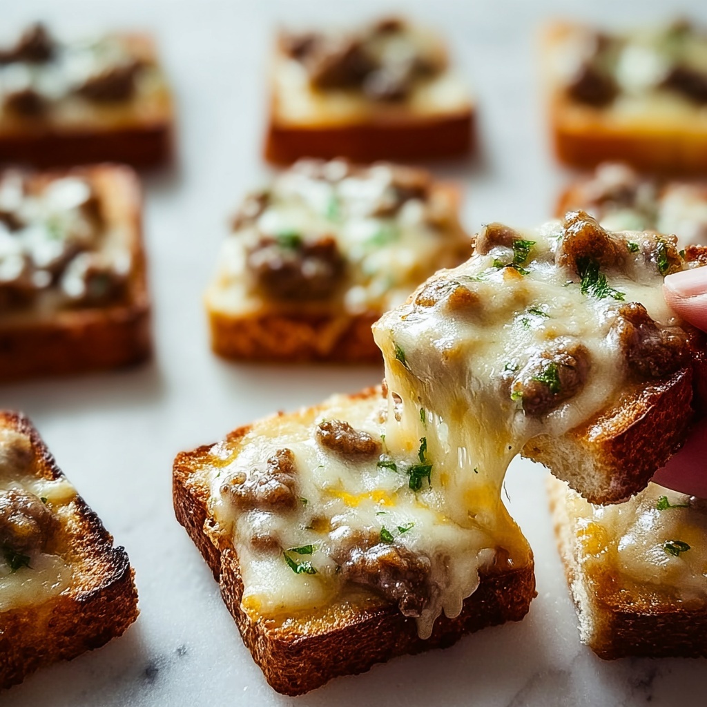 Irresistibly Cheesy Hanky Panky Appetizers Recipe - Recipe Image