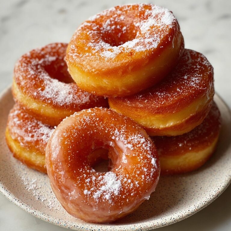Warm Baked Vanilla Donuts Recipe