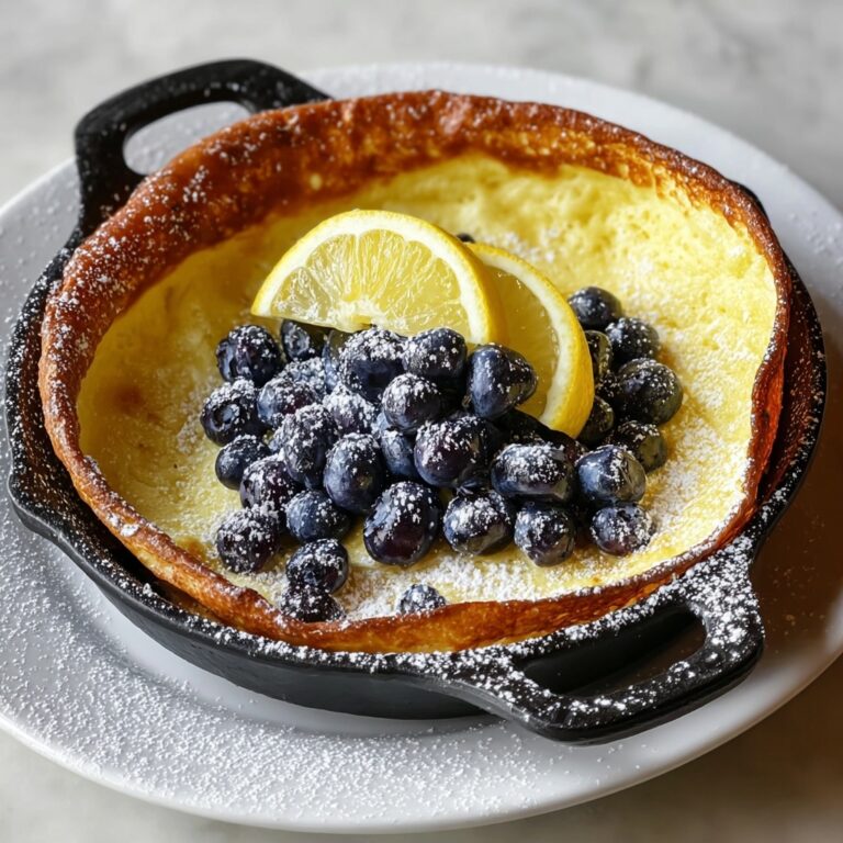 Fresh Lemon-Blueberry Dutch Baby Recipe