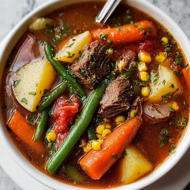 Old-Fashioned Vegetable Beef Soup Recipe