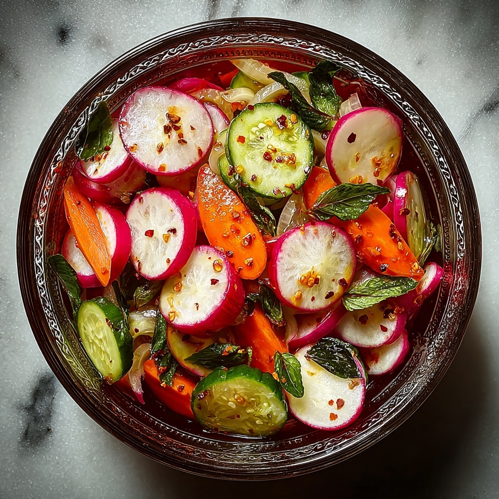 Fridge Pickled Radish and Vegetables Recipe - Recipe Image