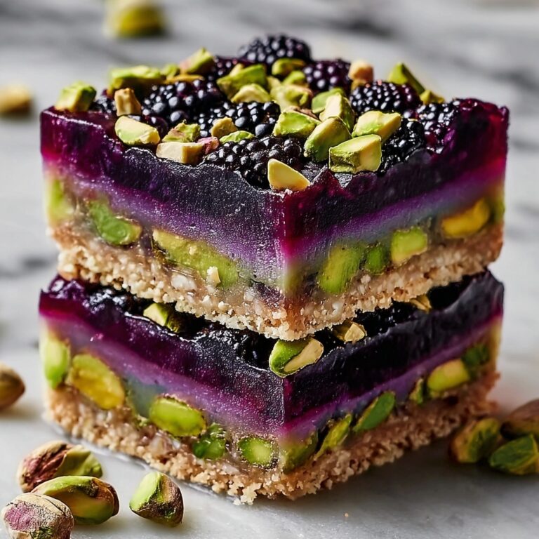 Blackberry Pistachio Dream Bars Recipe