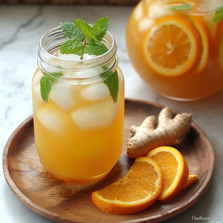 Iced Orange Ginger Green Tea Recipe