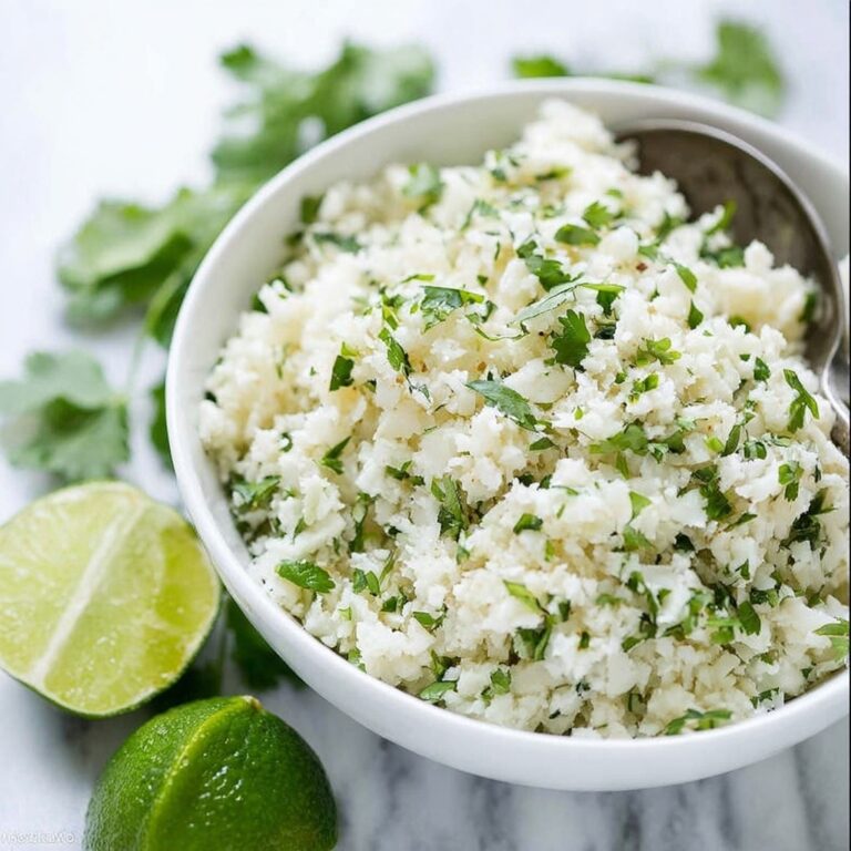 Cilantro Lime Cauliflower Rice Recipe