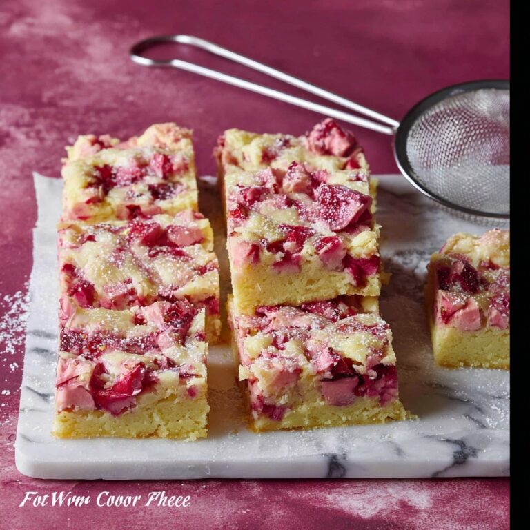 Rhubarb Bars Recipe