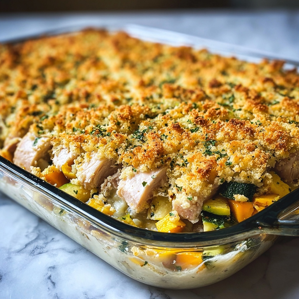 Chicken and Stuffing Casserole Recipe - Recipe Image