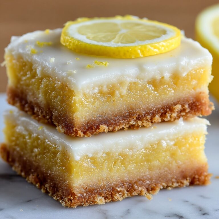 Easy Lemon Brownies Recipe