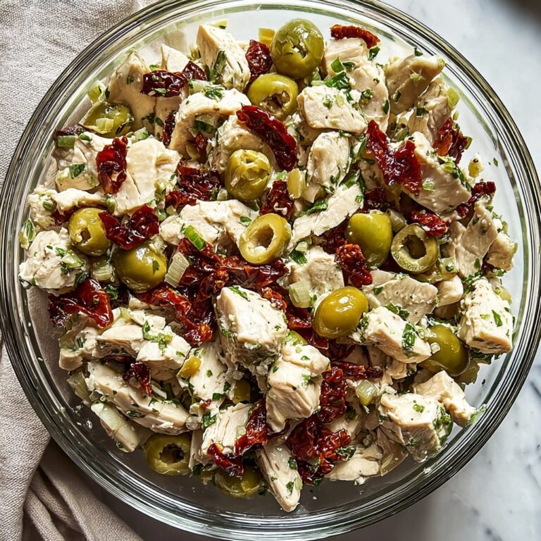 Easy Tuscan Chicken Salad with Sun-Dried Tomatoes Recipe