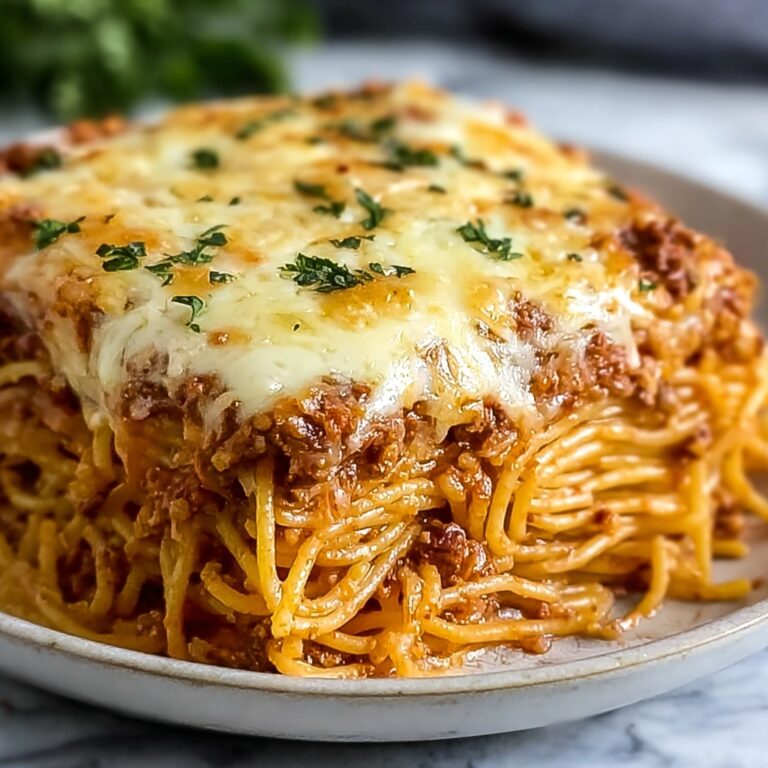 Baked Cream Cheese Spaghetti Casserole Recipe