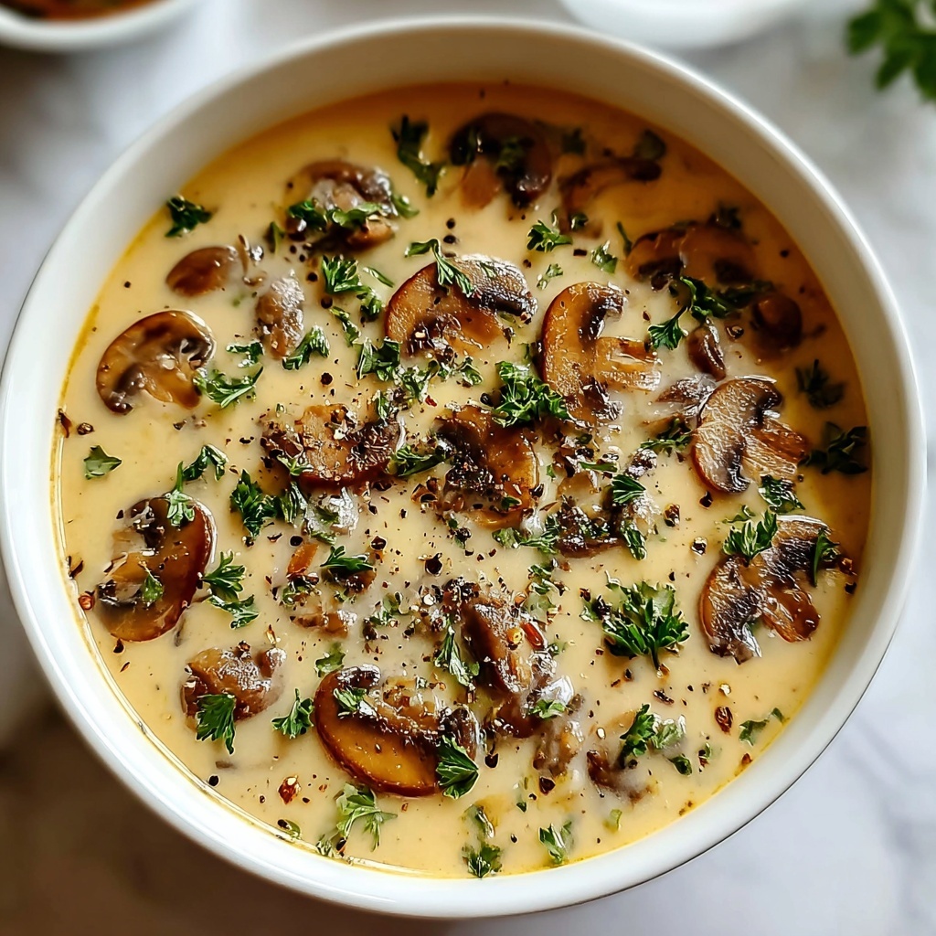 Cottage Cheese Mushroom Soup Recipe - Recipe Image