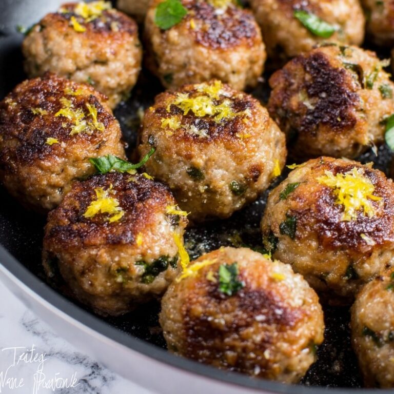 Ground Chicken Parmesan Meatballs Recipe