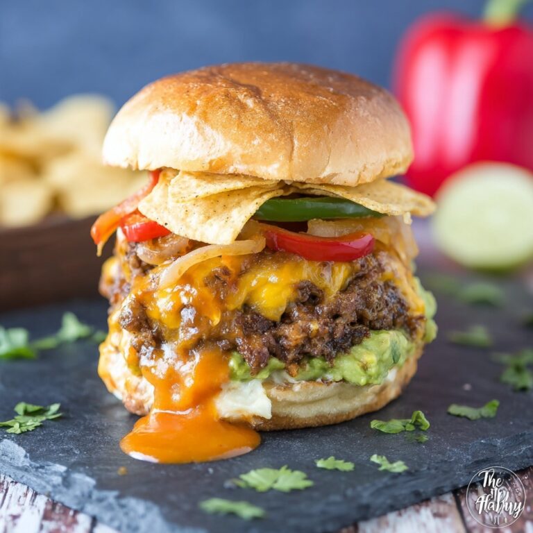 Cheesy Beef Enchilada Burgers Recipe
