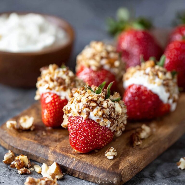Cheesecake Stuffed Strawberries Recipe