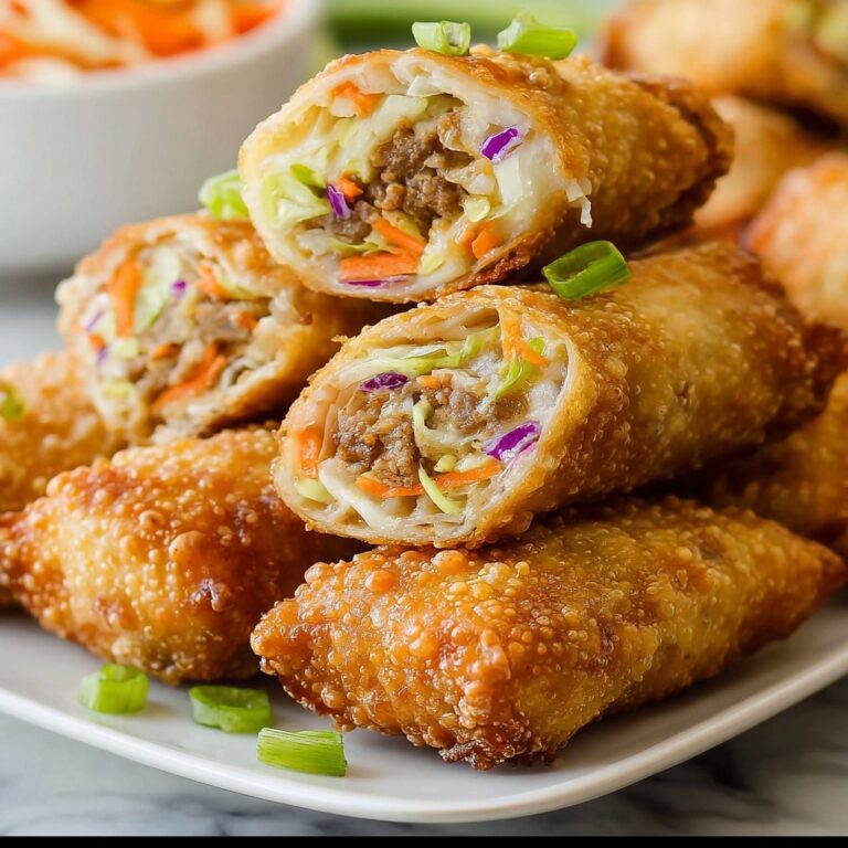 Chicken Coleslaw Egg Rolls Recipe