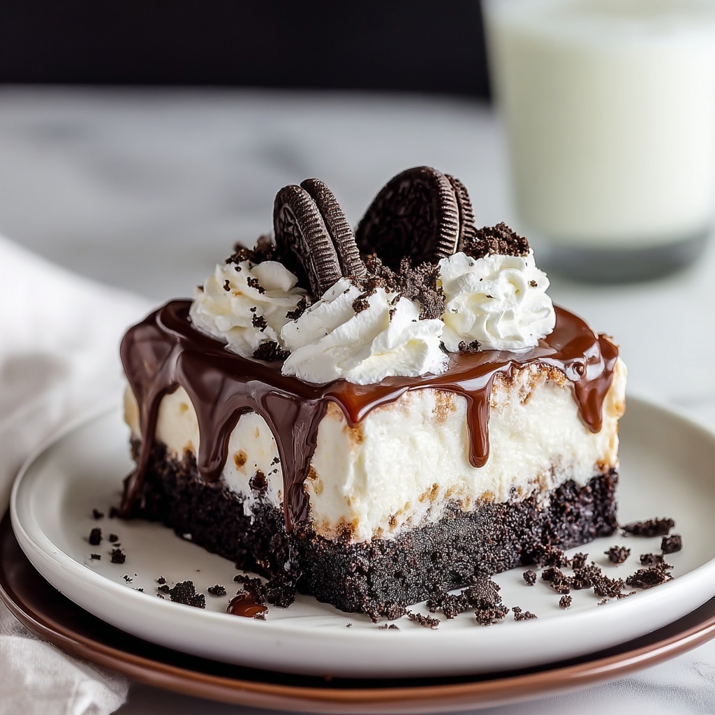 Oreo Poke Cake Recipe - Recipe Image