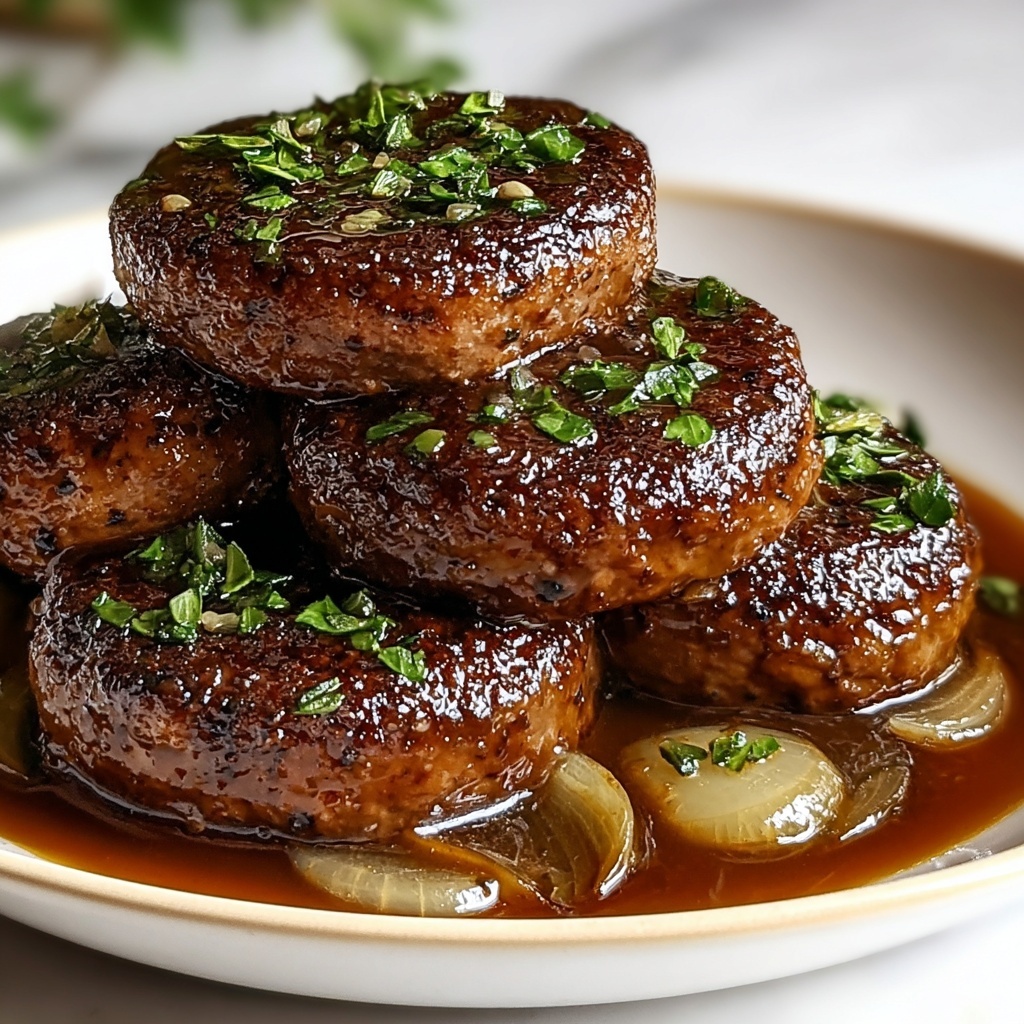 Bobby Flay’s Salisbury Steak Recipe - Recipe Image