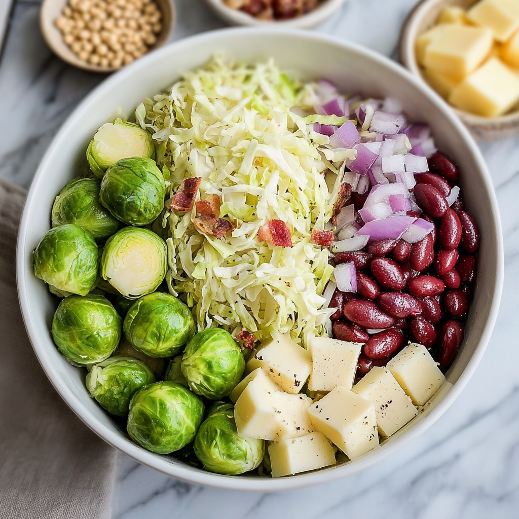 Italian Chopped Brussels Sprouts Salad Recipe - Recipe Image