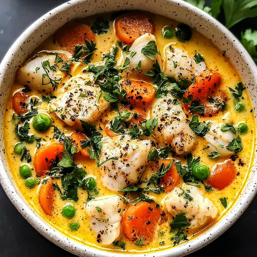 Creamy Coconut White Fish Stew Recipe - Recipe Image