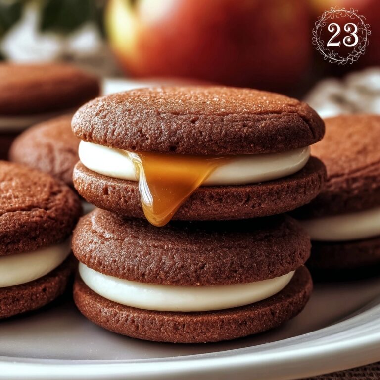 Apple Cider Whoopie Pie Cookies with Caramel Filling Recipe