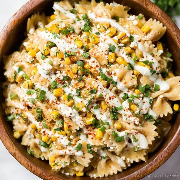 Mexican Street Corn Pasta Salad Recipe