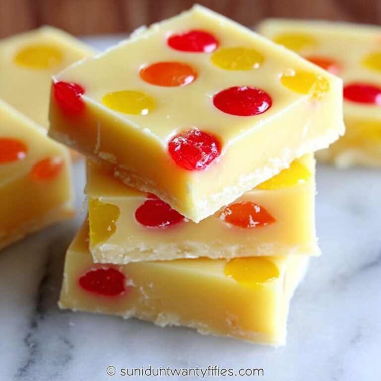 Pineapple Upside Down Cake Fudge Recipe