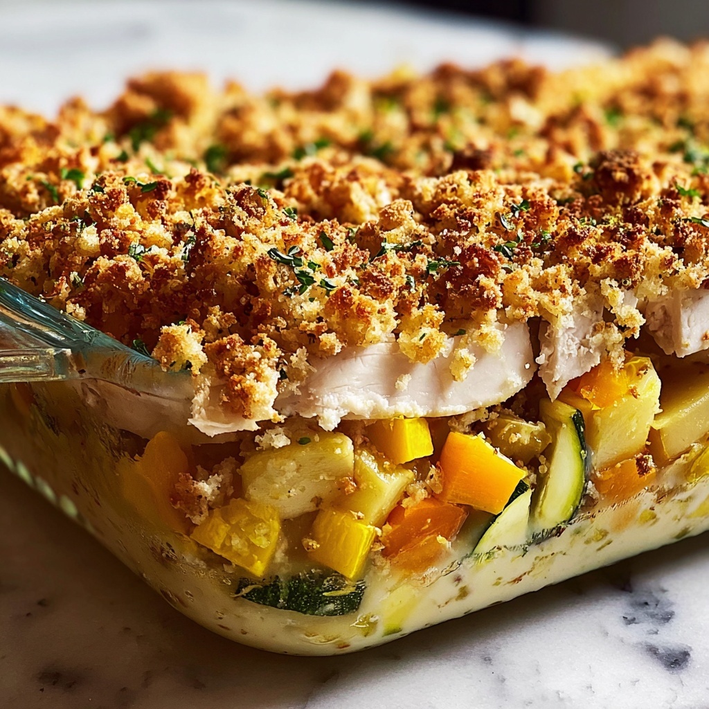 Chicken and Stuffing Casserole Recipe - Recipe Image